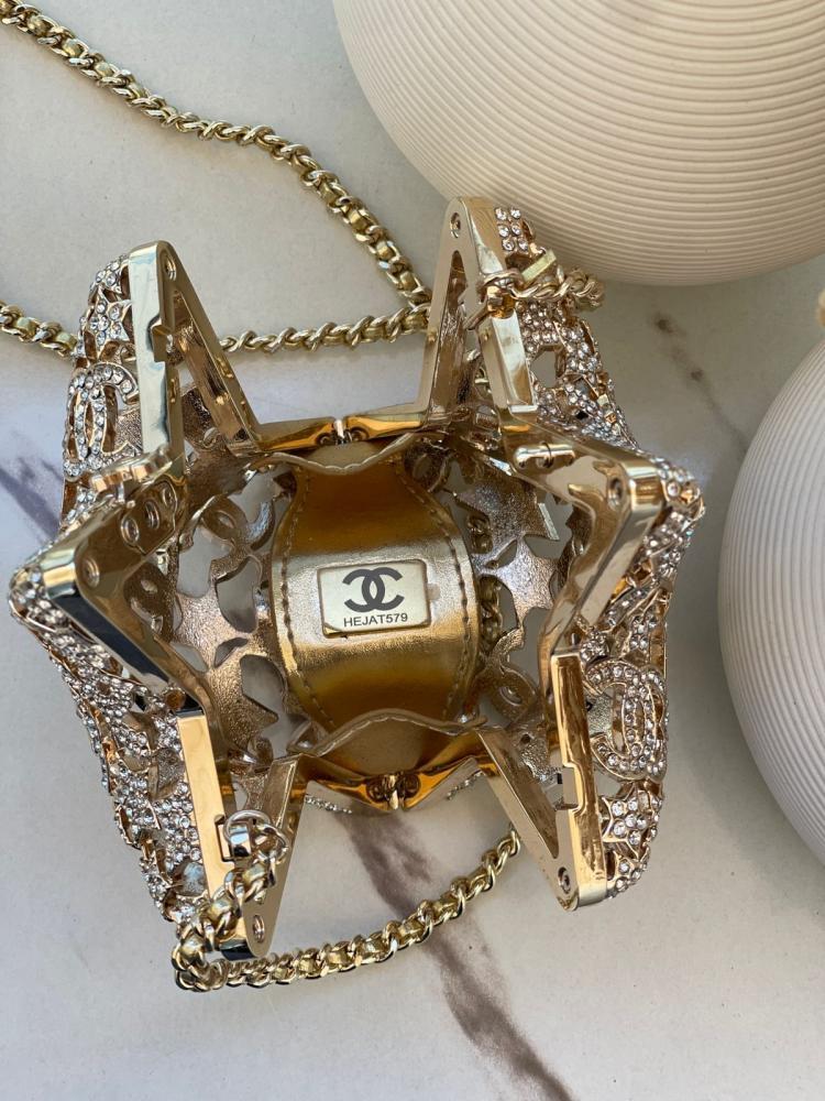Chanel Star Crystal Clutch Bag