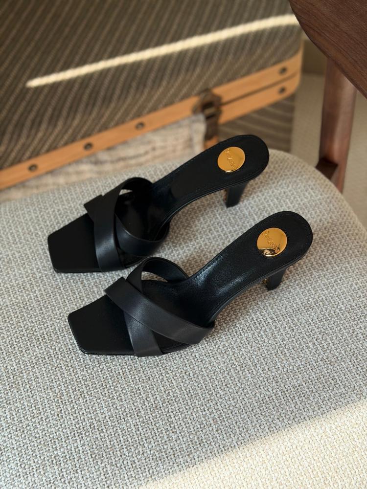 Saint Laurent Tribute Square Toe Sandals