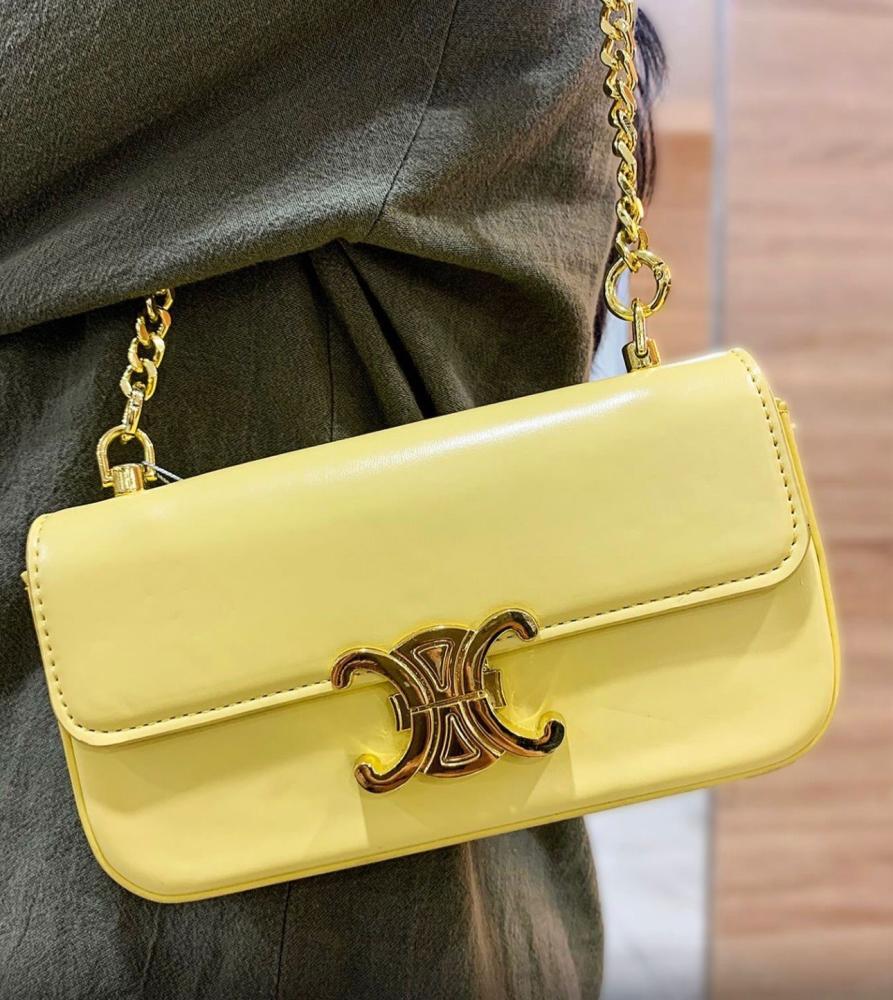 Celine Triomphe Chain Shoulder Bag