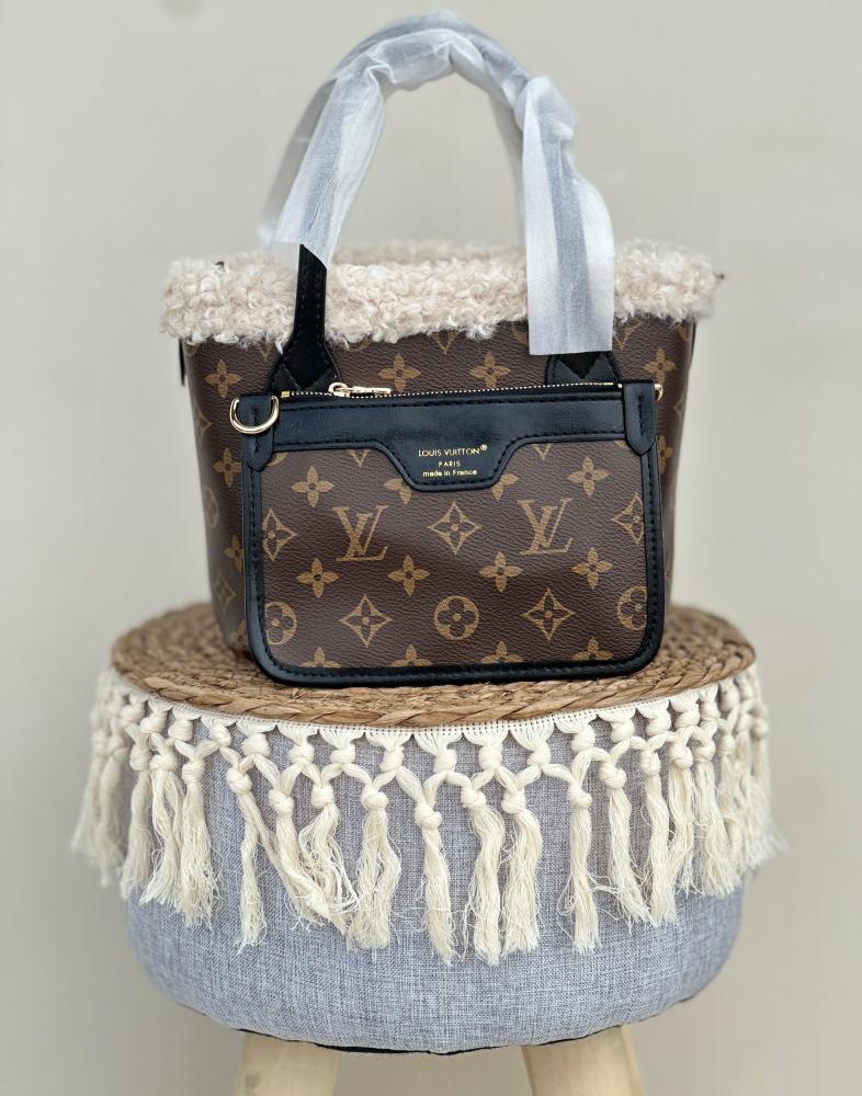 Louis Vuitton Monogram Shearling Mini Tote