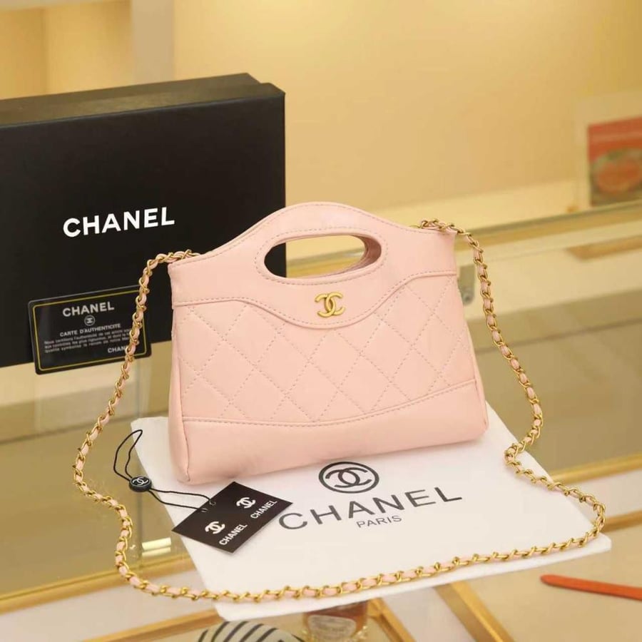 Chanel Quilted Top Handle Bag