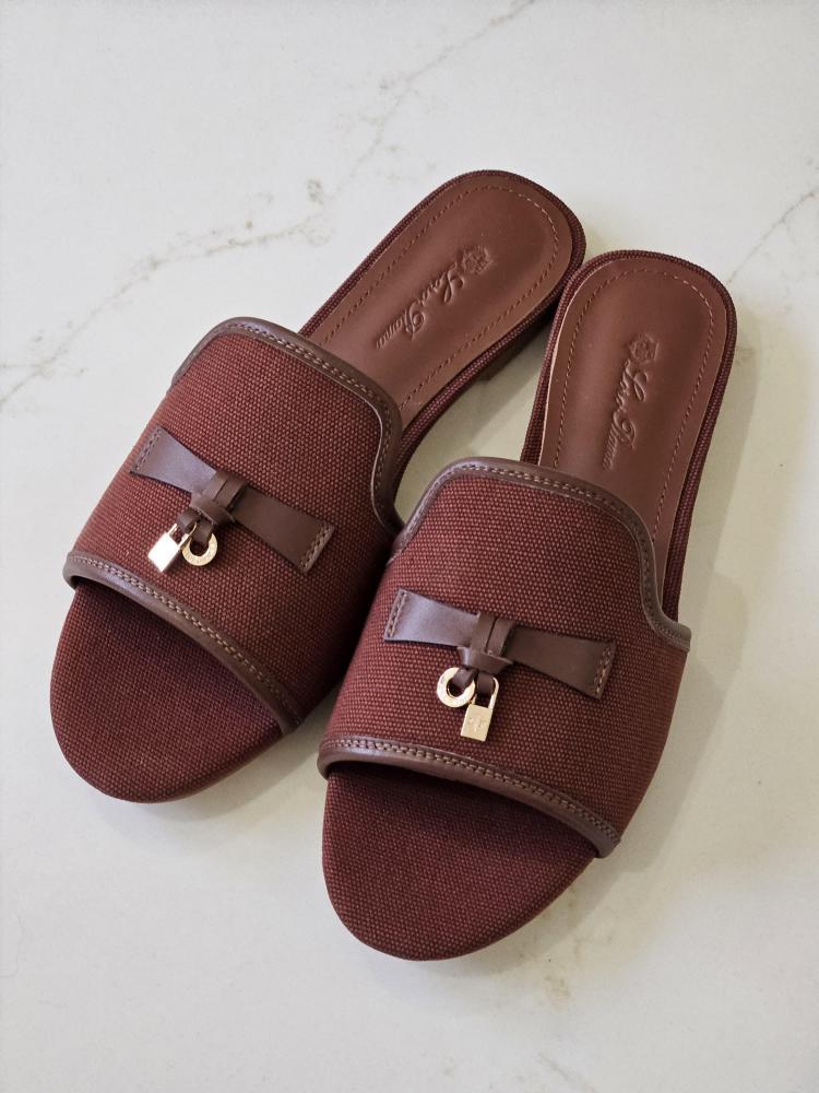 Loro Piana Summer Walk Slide Sandals