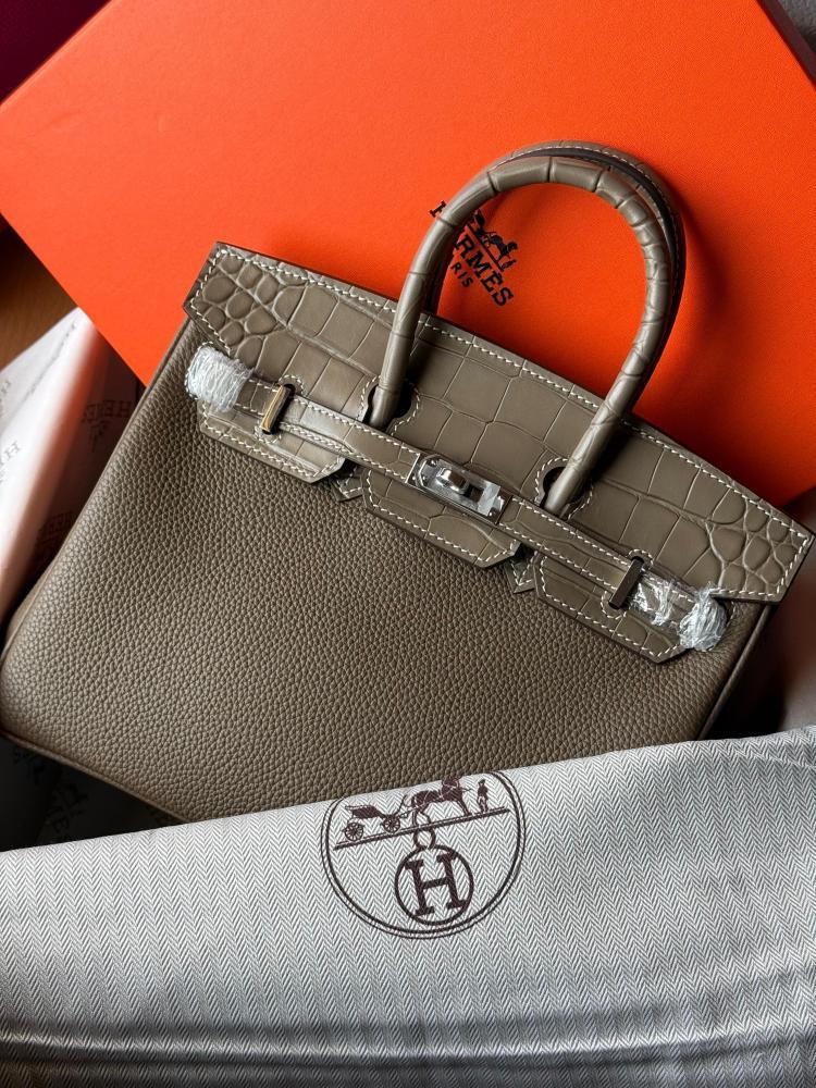 Hermes Birkin Togo & Croc Combo