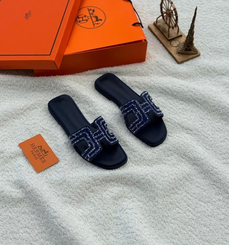 Hermès Oran Crystal Sandals
