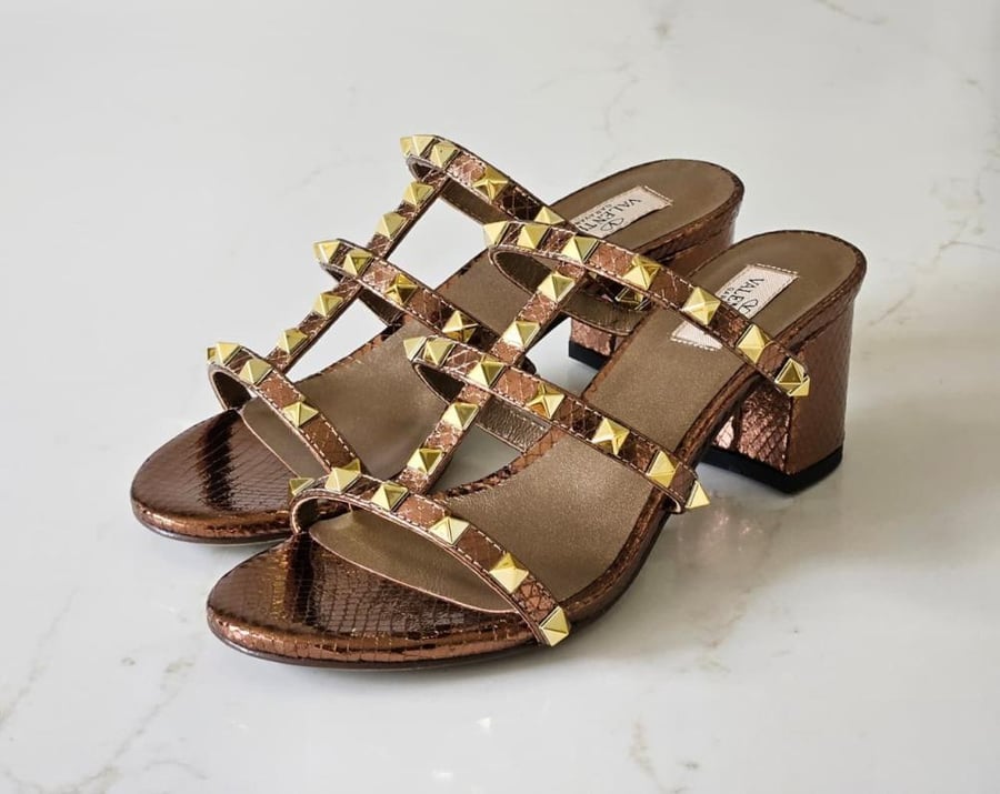 Valentino Garavani Rockstud Mule Heels