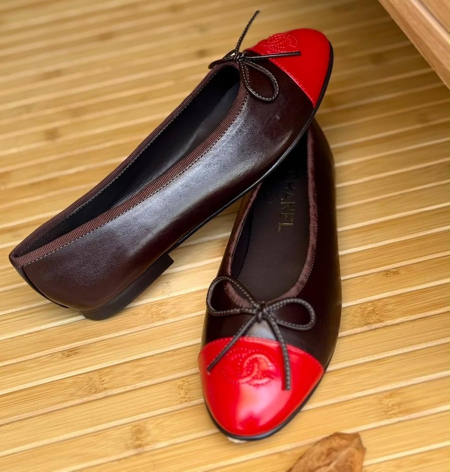 Chanel Cap-Toe Ballet Flats