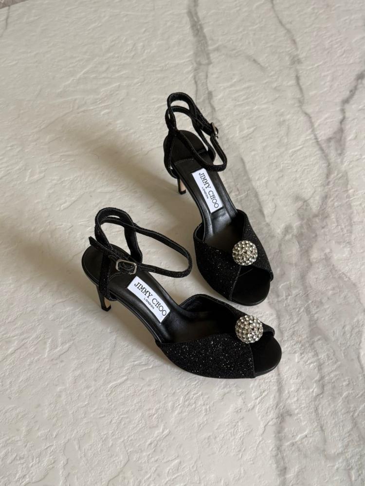 Jimmy Choo Crystal Embellished Sandals
