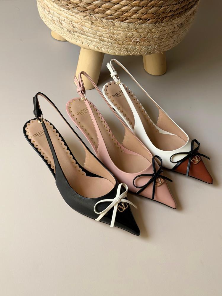 Valentino Bow Slingback Pumps