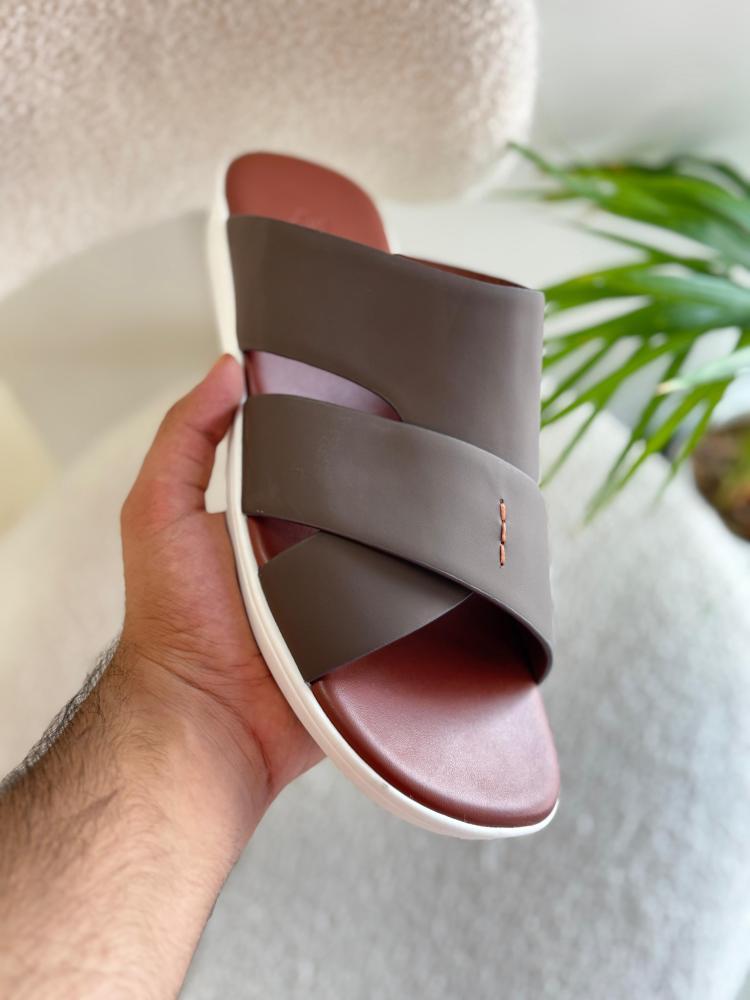 Loro Piana Cross Strap Leather Sandals