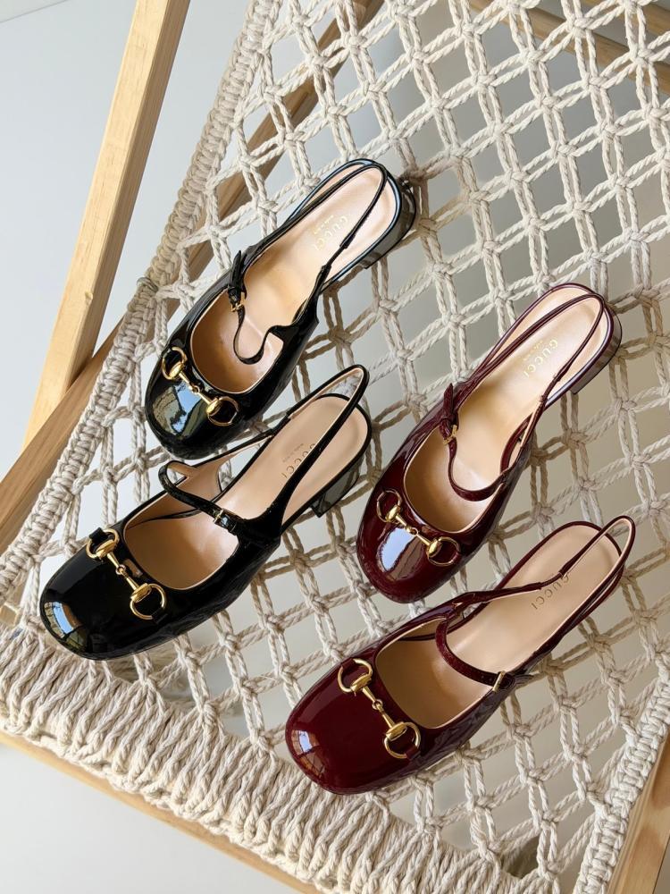 Gucci Horsebit Slingback Pumps
