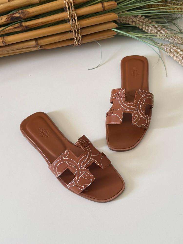 Hermès Chypre Stitch Sandals
