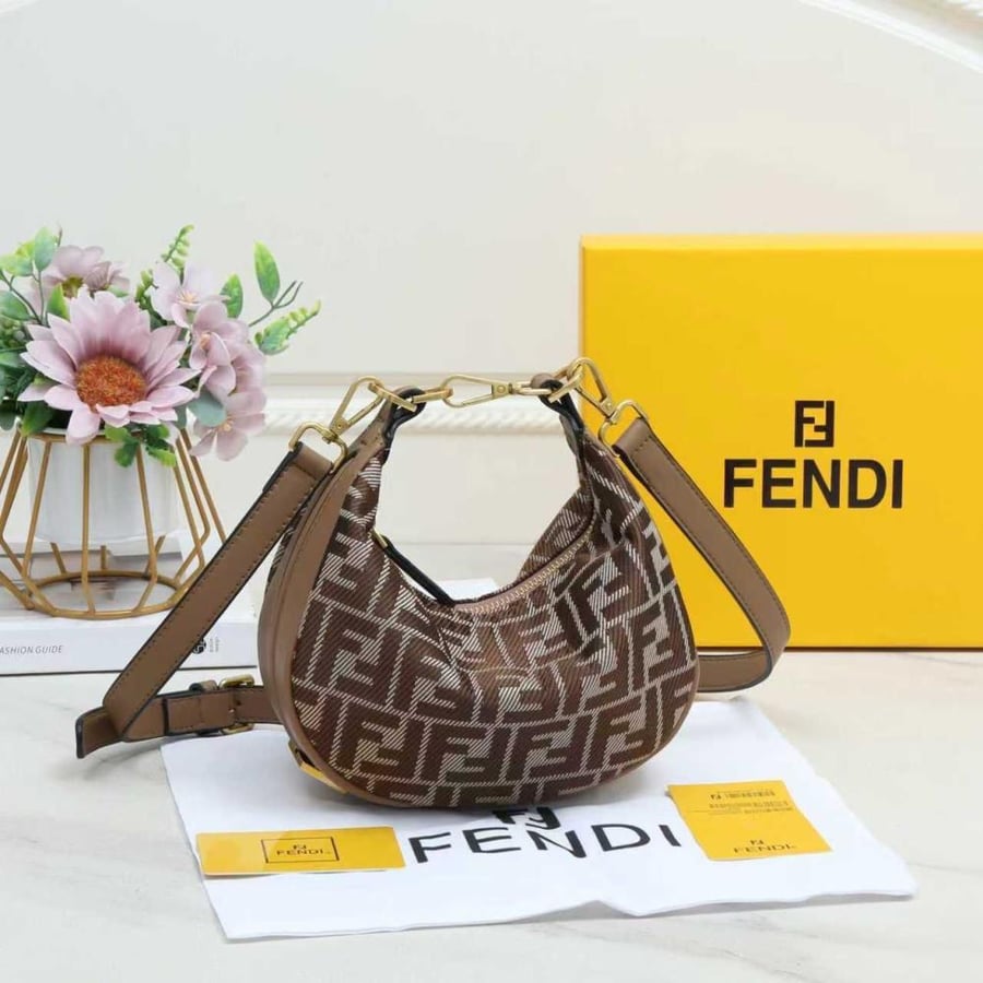Fendi Mini Crescent Shoulder Bag 18cm