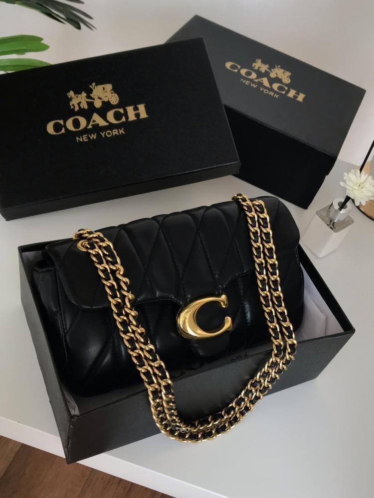 Coach Quilted Chain Shoulder Bag
