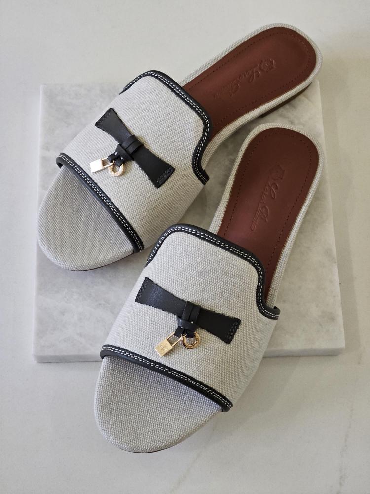 Loro Piana Summer Walk Slide Sandals