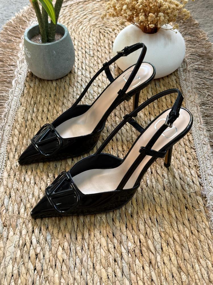 Valentino VLogo Slingback Heels