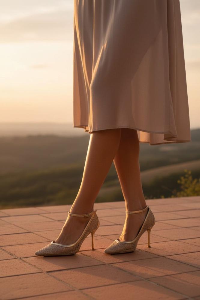 Aquazzura Mesh Pointed Pumps