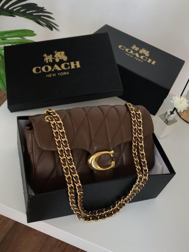 Coach Quilted Chain Shoulder Bag