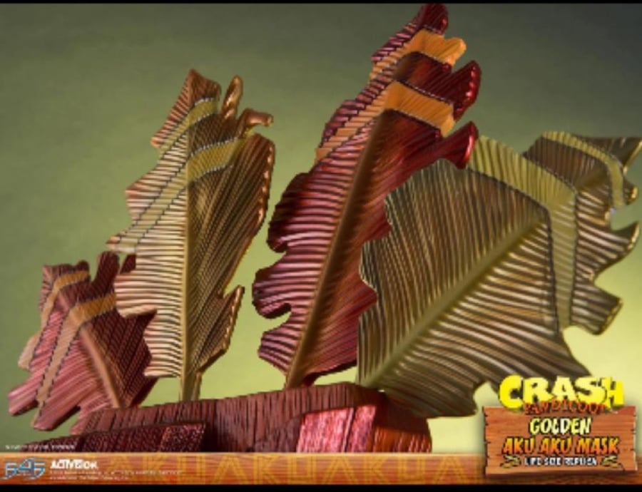 Golden Aku Aku Mask (Crash Bandicoot)– كراش - Life Size Replica