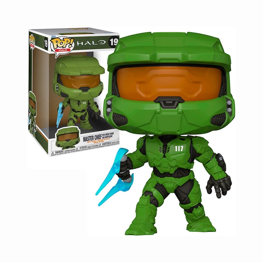 ‏Master Chief with Energy Sword and ماستر شيف هيلو فانكو (جامبو) - Grappleshot