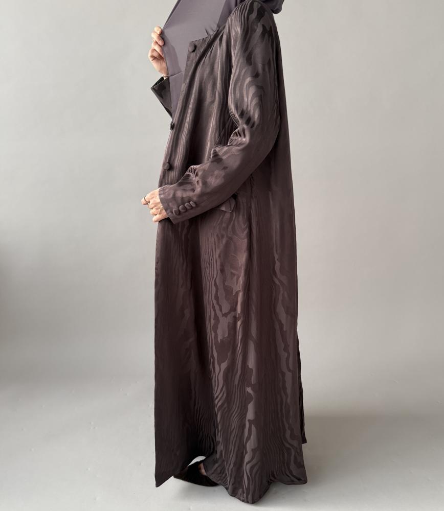 A7 Brown Silk Blazer