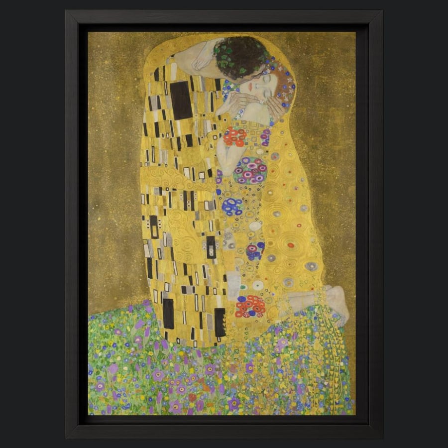 لوحة The Kiss by  Gustav Klimt 1907-1908
