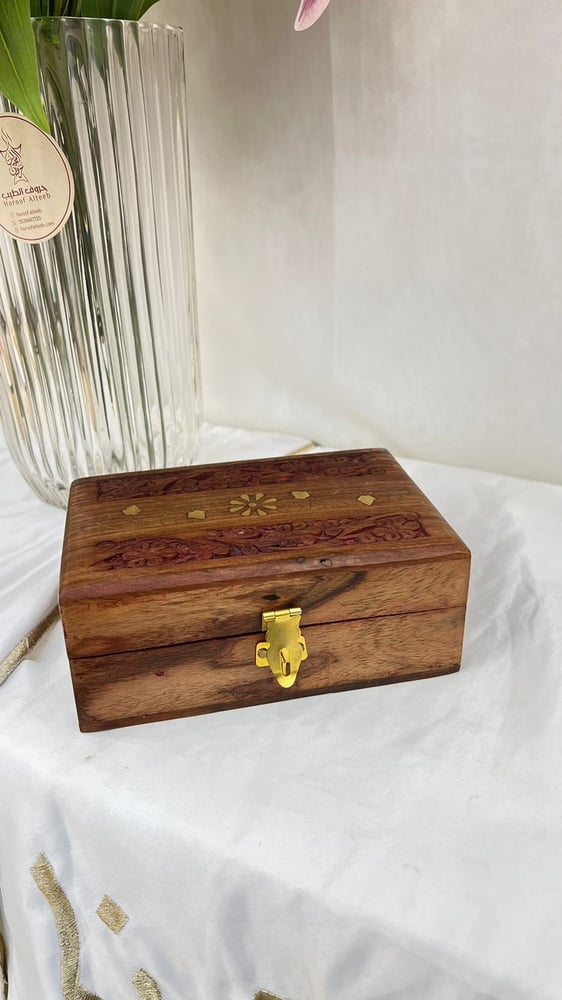 Wooden box engraving