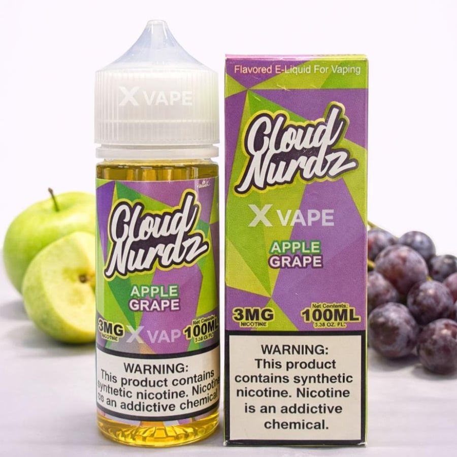 كلاود نيردز تفاح عنب- Cloud Nurdz Apple Grape 100ML