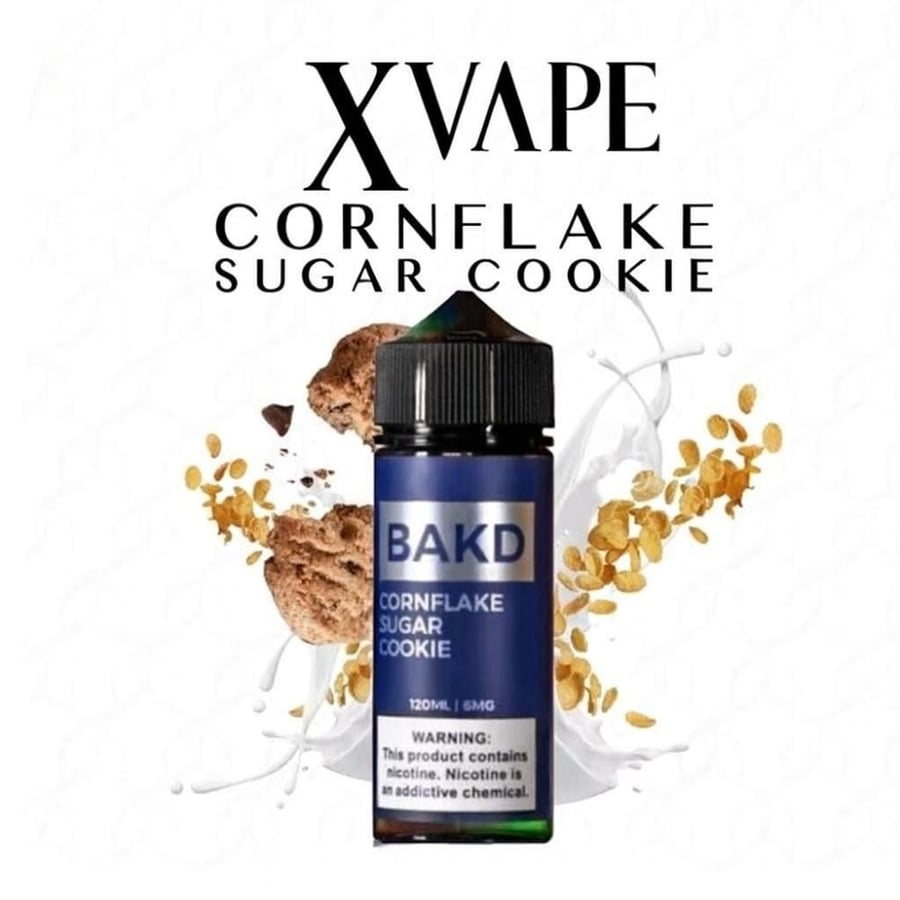 نكهة BAKD كورن فليكس سكريات مع كوكيز 120مل - BAKD cornflake sugar cookie 120ML