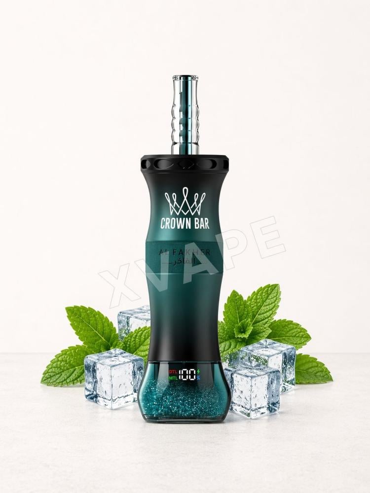 شيشة الفاخر كراون بار اي هوس اكس 60 الف سحبة Al Fakher Crown Bar 60k E Hose X