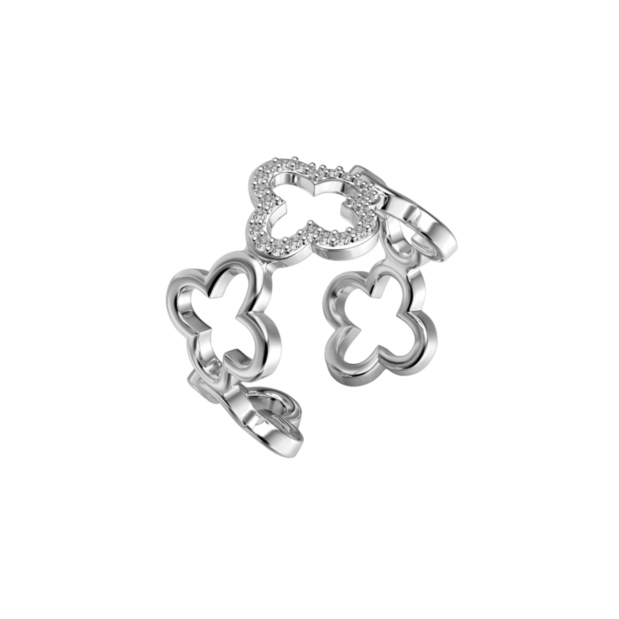 خاتم Rose silver فضة عيار 925