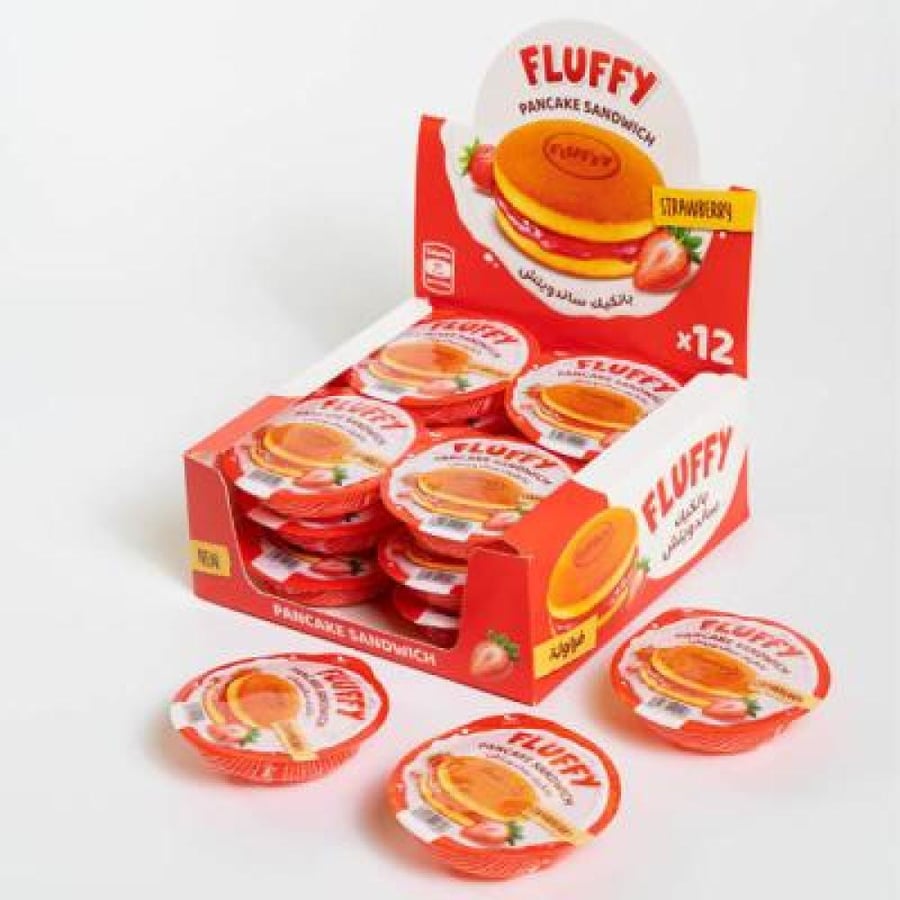 Fluffy Pancake Sandwich Strawberry pack - روشن سويت