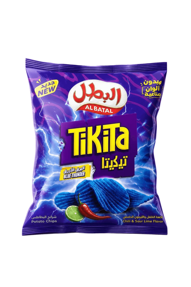 بطاطس مموجة تيكيتا البرق الأزرق بالفلفل والليمون - روشن سويت