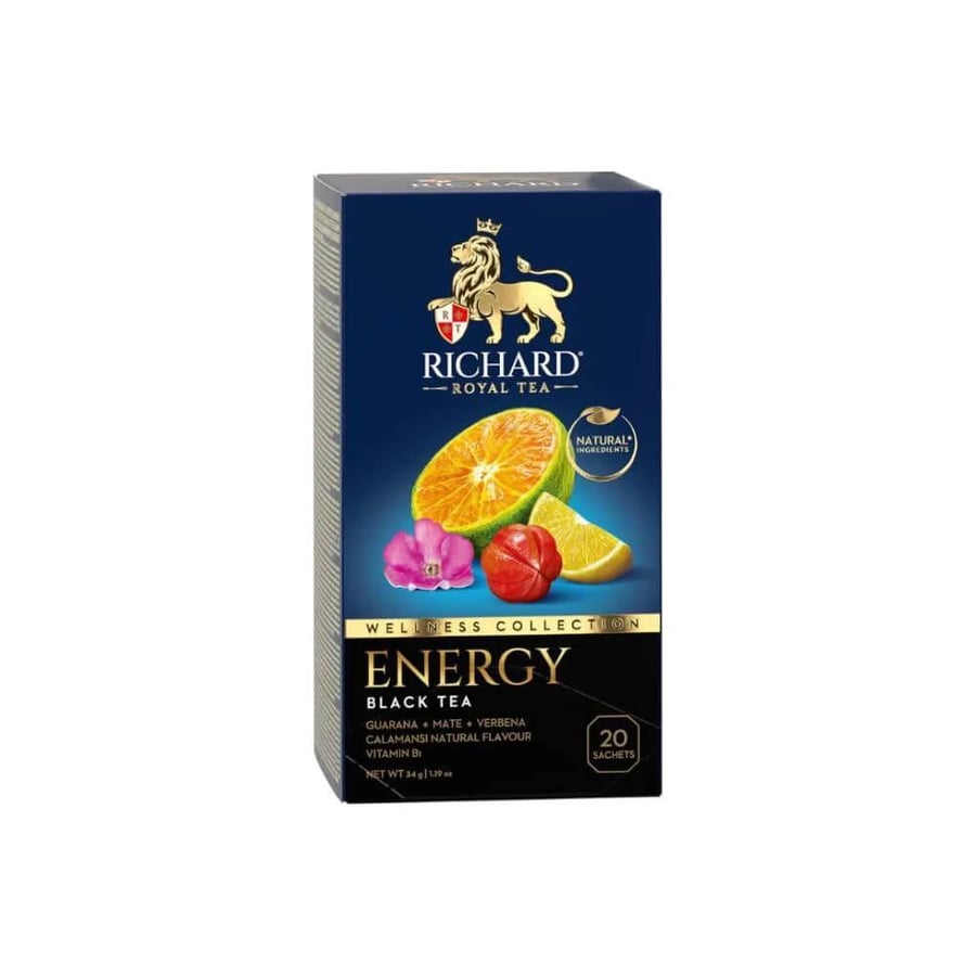 Richard Royal Energy Black Tea 20 Bags - روشن سويت