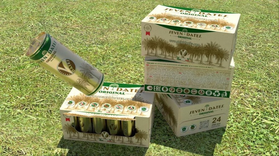 مشروب سبع تمرات 250 مل - عصير تمر طبيعي 100 - روشن سويت