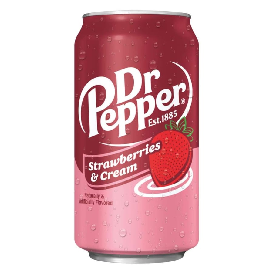 Dr Pepper Strawberries Cream 355ml - روشن سويت