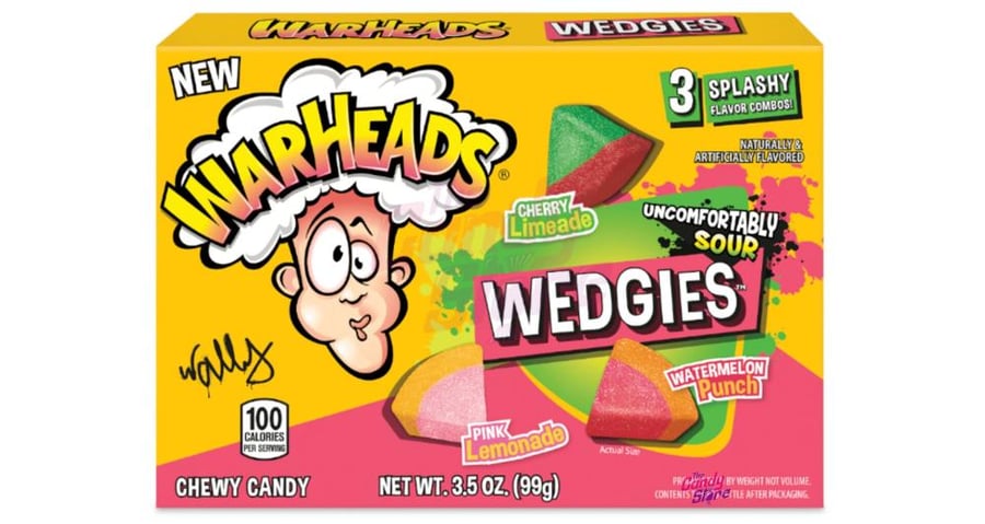 Warheads Wedgies Sour Candy pack - روشن سويت