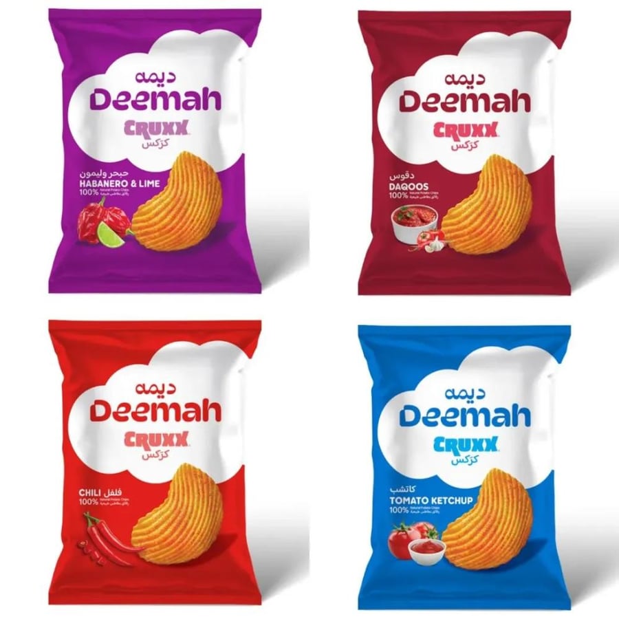 Deemah spicy lime potato chips - روشن سويت