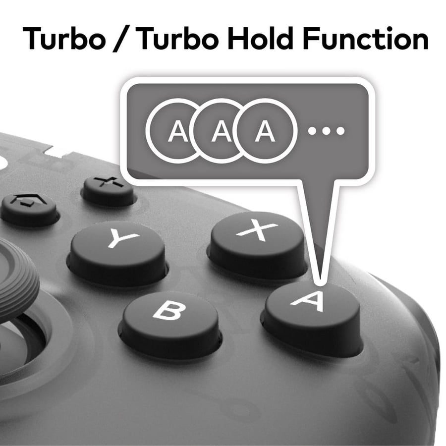 Wireless HORIPAD Turbo (Black) for Nintendo Switch 2