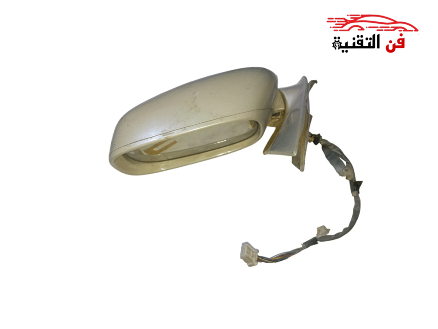 مراية جانبية أصلية وكالة (كهرباء مع الضفيرة والفيش) لكزس LS430 موديلات 2001 إلى 2006 لون بيج بحالة ممتازة