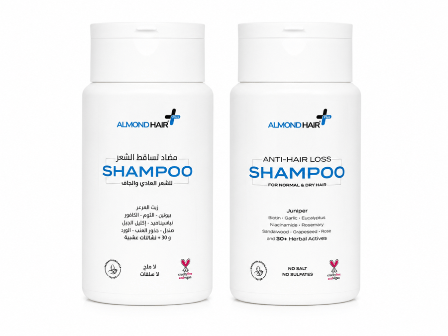شامبو الموندهير شامبو مكثف ومضاد لتساقط ويساعد لنمو الشعر مناسب للرجال والنساء قطعتين