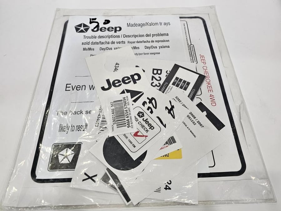 بكج استكرات Jeep