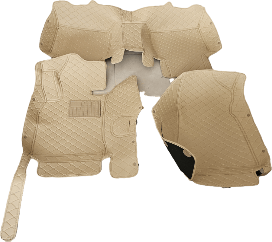 Diamond floor mat for Camry 2018-2024 beige color