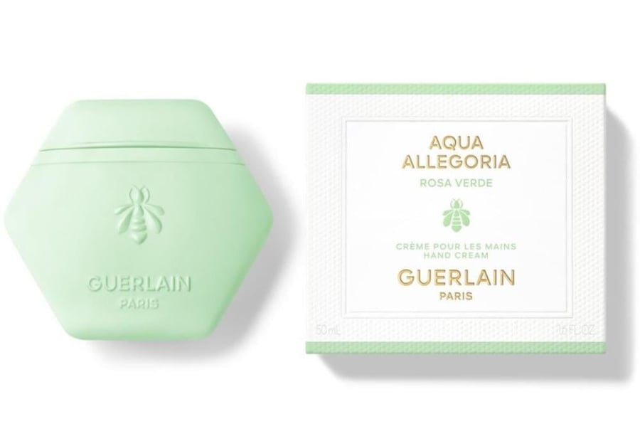 كريم اليدين أكوا أليغوريا روزا فيردي (Aqua Allegoria Rosa Verde Hand Cream) بحجم 50 مل من علامة جيرلان (Guerlain)،