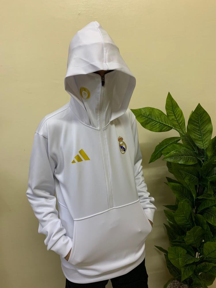 بلوفر ريال مدريد الابيض