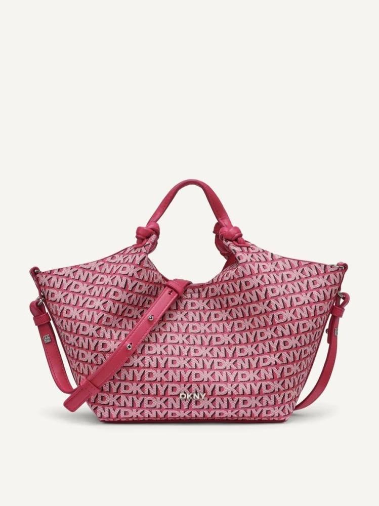 حقيبة DKNY مونوغرام سيغنتشر – تصميم هوبو فاخر للاستخدام اليومي (عدة ألوان)