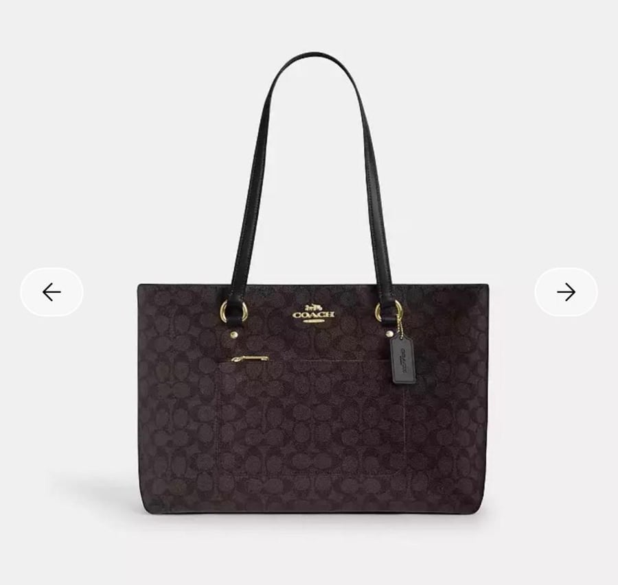 حقيبة كتف نسائية Coach Tote جلد فاخر – تصميم عملي أنيق (عدة ألوان)
