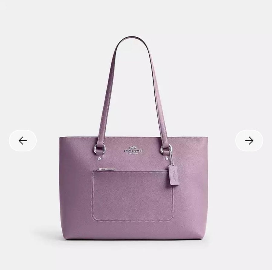 حقيبة كتف نسائية Coach Tote جلد فاخر – تصميم عملي أنيق (عدة ألوان)