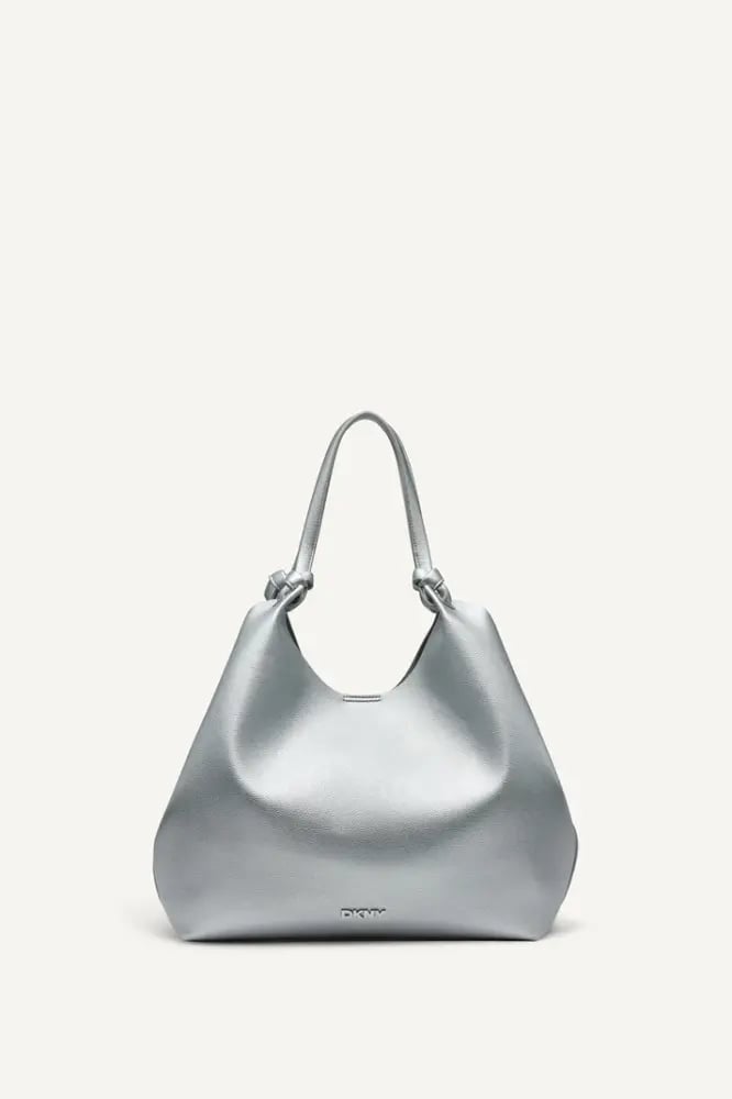 حقيبة يد نسائية DKNY جلد فاخر حجم small – تصميم هوبو أنيق بكروس بودي (عدة ألوان)