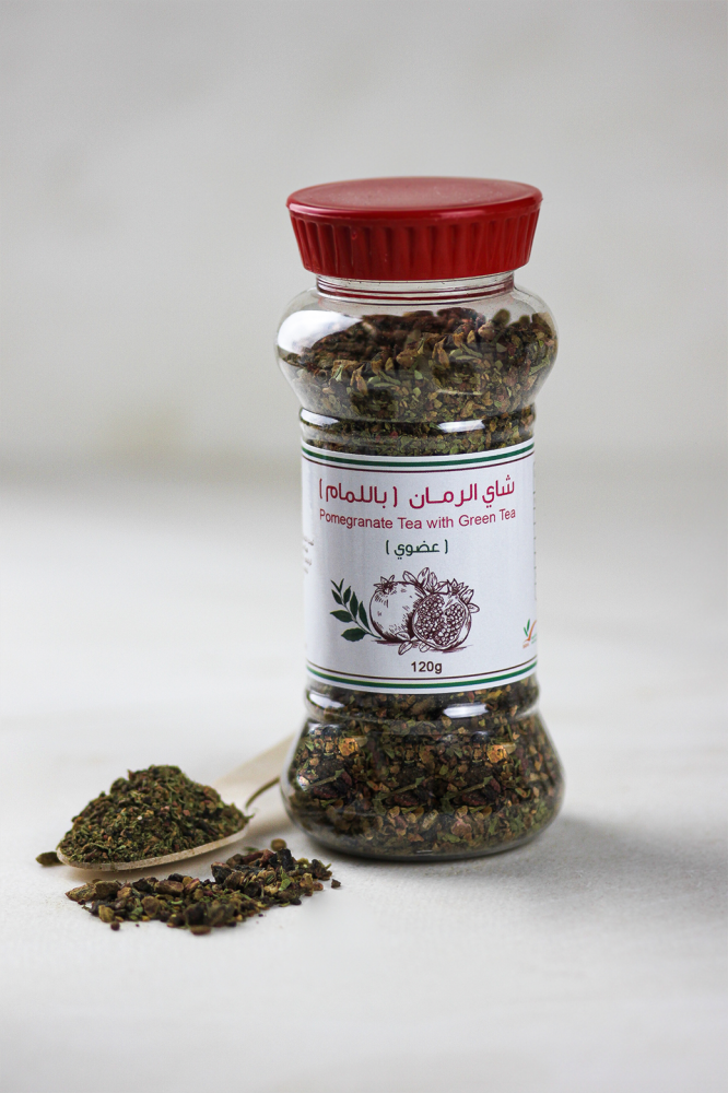 Pomegranate tea with lemon 120 grams organic