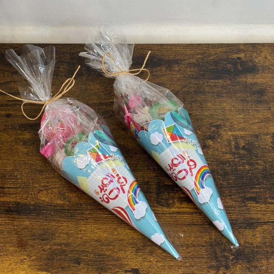 Eid distributions ice cream cones with packaging 12 pieces